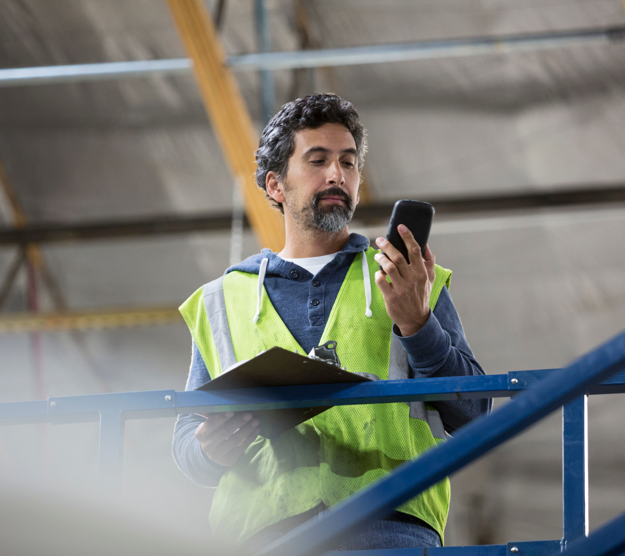 A contented-looking man enjoying the benefits of good health
